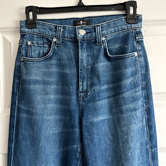 7 FOR ALL MANKIND DENIM JEANS PANTS SIZE 26 NWOT - Picture 3 of 10